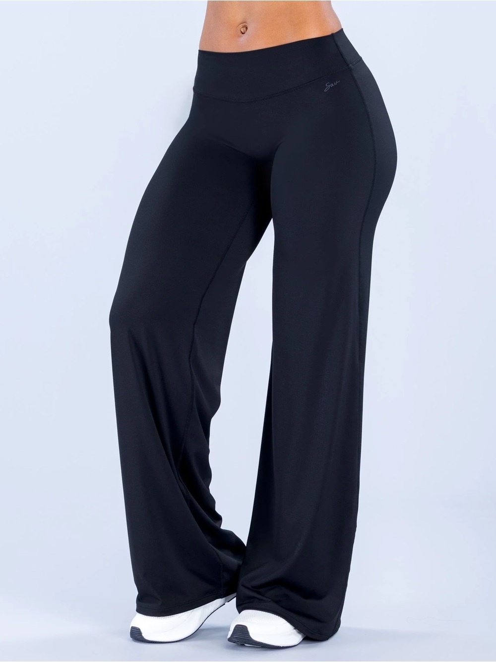 Sav wide leg pants - MIDNIGHT BLACK